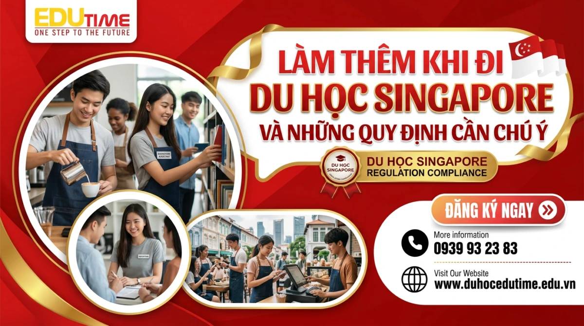 Làm thêm khi đi du học Singapore và những quy định cần chú ý