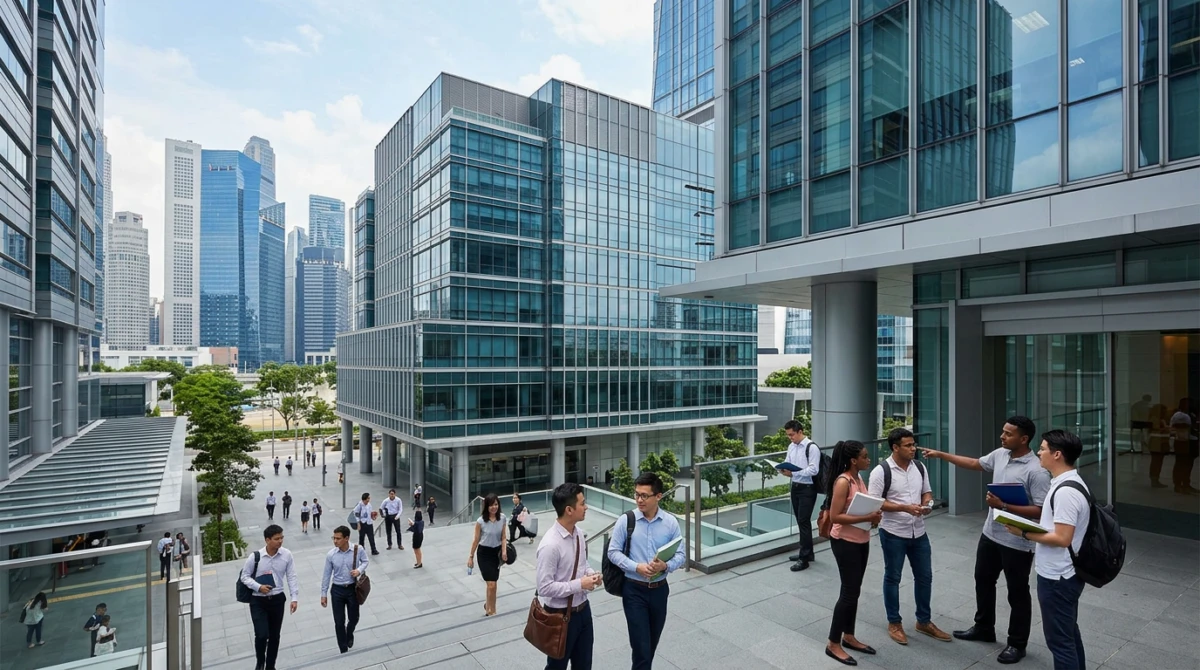 Singapore là trung tâm tài chính lớn, tạo động lực phát triển mạnh mẽ cho người học chương trình thạc sĩ - MBA Singapore 1 năm