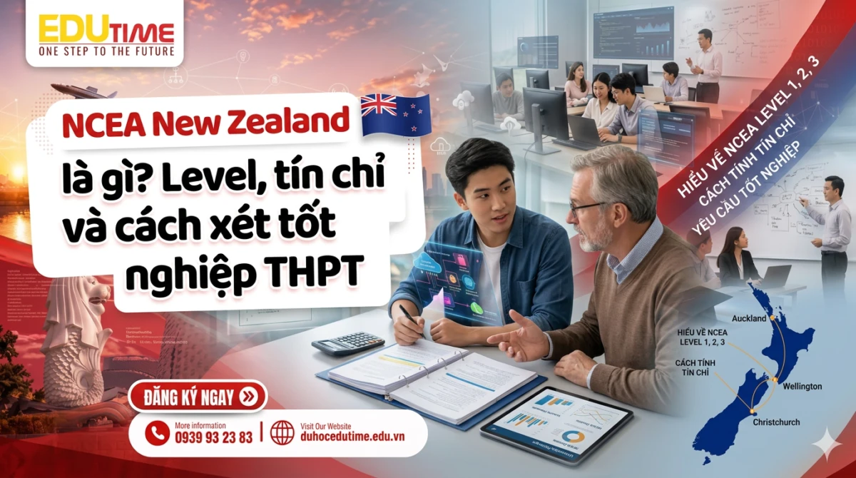 Du học Edutime - Tư vấn du học chuyên biệt 81 NCEA New Zealand là gì? Level, tín chỉ và cách xét tốt nghiệp THPT