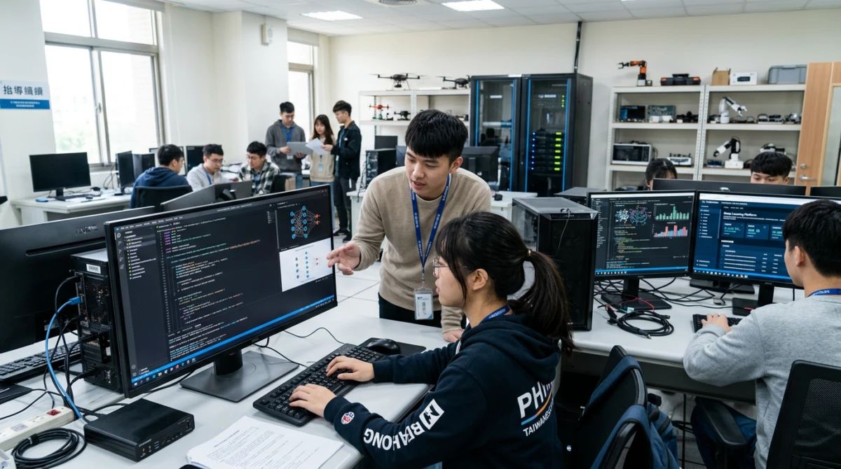 Phòng máy tính và nghiên cứu công nghệ thông tin tại các trường đại học Đài Loan - Ngành dễ xin việc sau tốt nghiệp tại Đài Loan