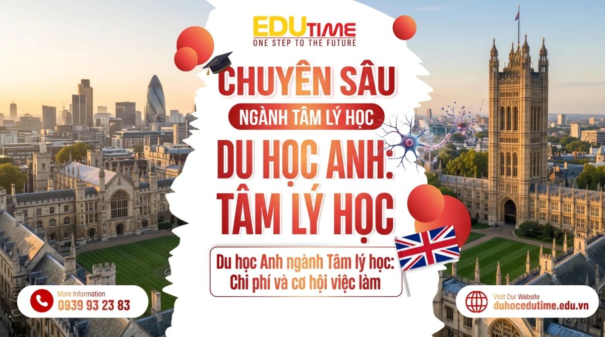Du học Anh ngành Tâm lý học: Chi phí và cơ hội việc làm