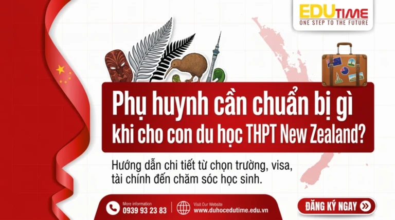 Phụ huynh cần chuẩn bị gì khi cho con du học THPT New Zealand?