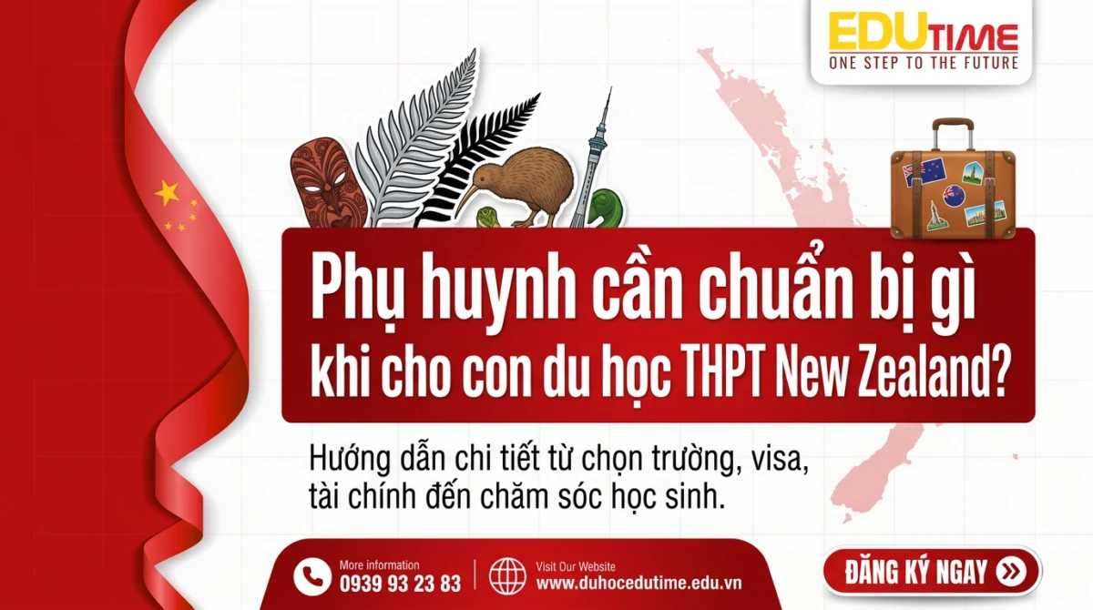 Phụ huynh cần chuẩn bị gì khi cho con du học THPT New Zealand?