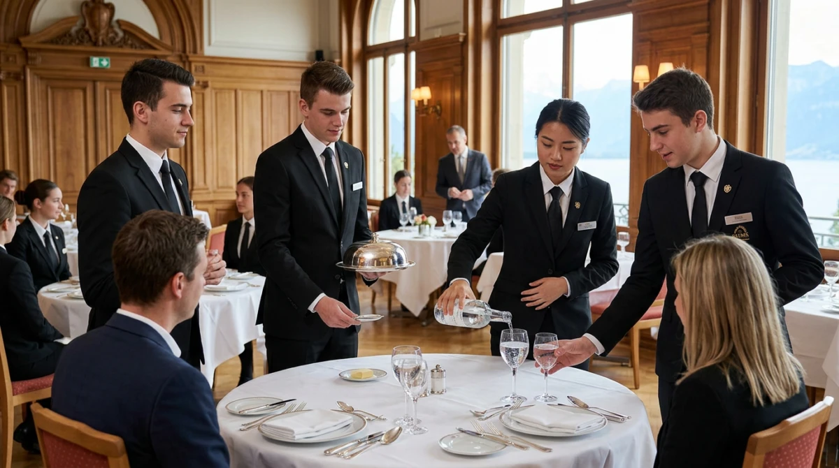 Không gian thực hành chuẩn quốc tế tại trường Swiss Hotel Management School - Review trường SHMS Thụy Sĩ