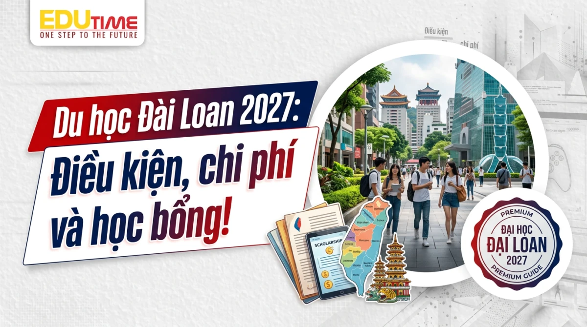 Du học Đài Loan 2027: Điều kiện, chi phí và học bổng!
