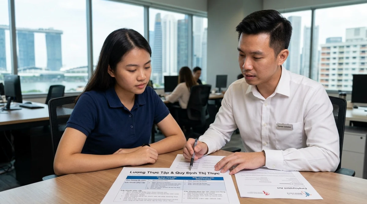 Nắm vững quy định về các loại giấy phép lao động giúp sinh viên bảo vệ quyền lợi tài chính khi thực tập. - thực tập Singapore có được trả lương không