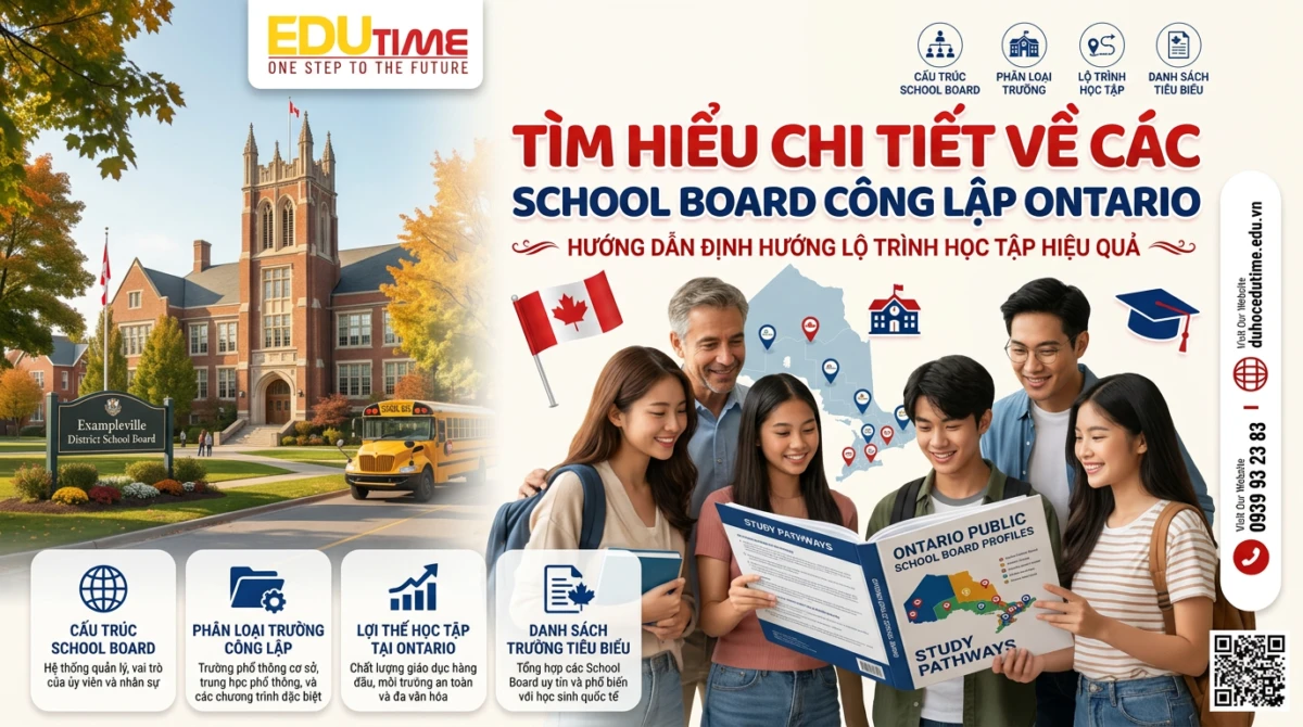 Tìm hiểu chi tiết về các School Board công lập Ontario hiện nay