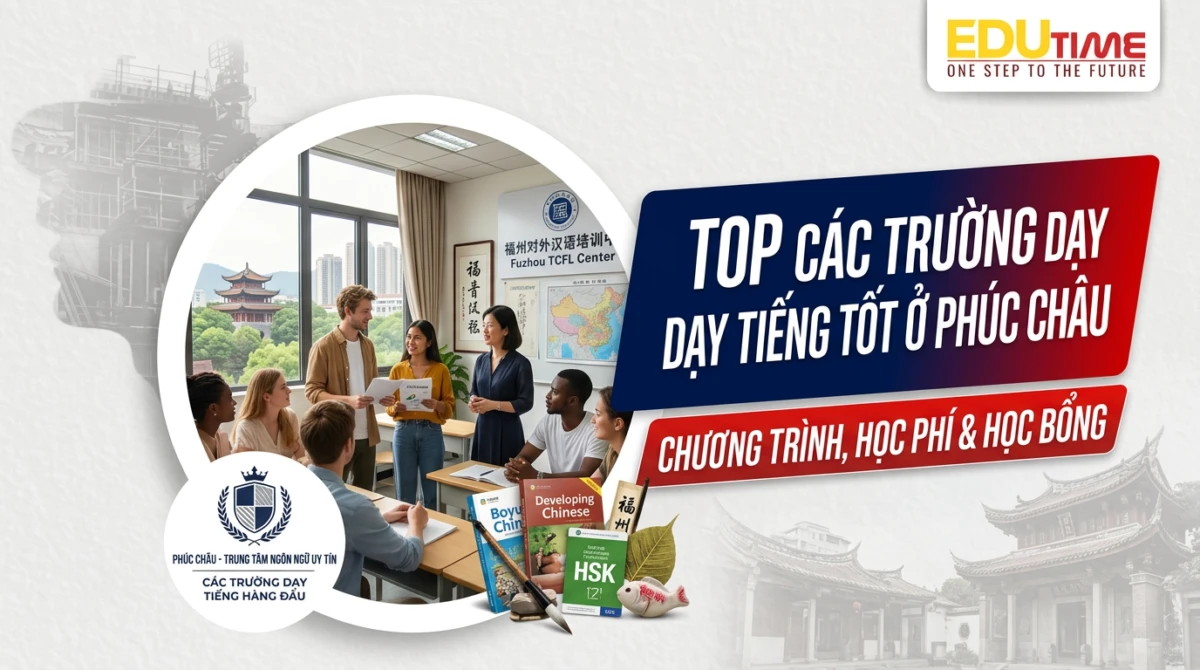 Top các trường dạy tiếng tốt ở Phúc Châu