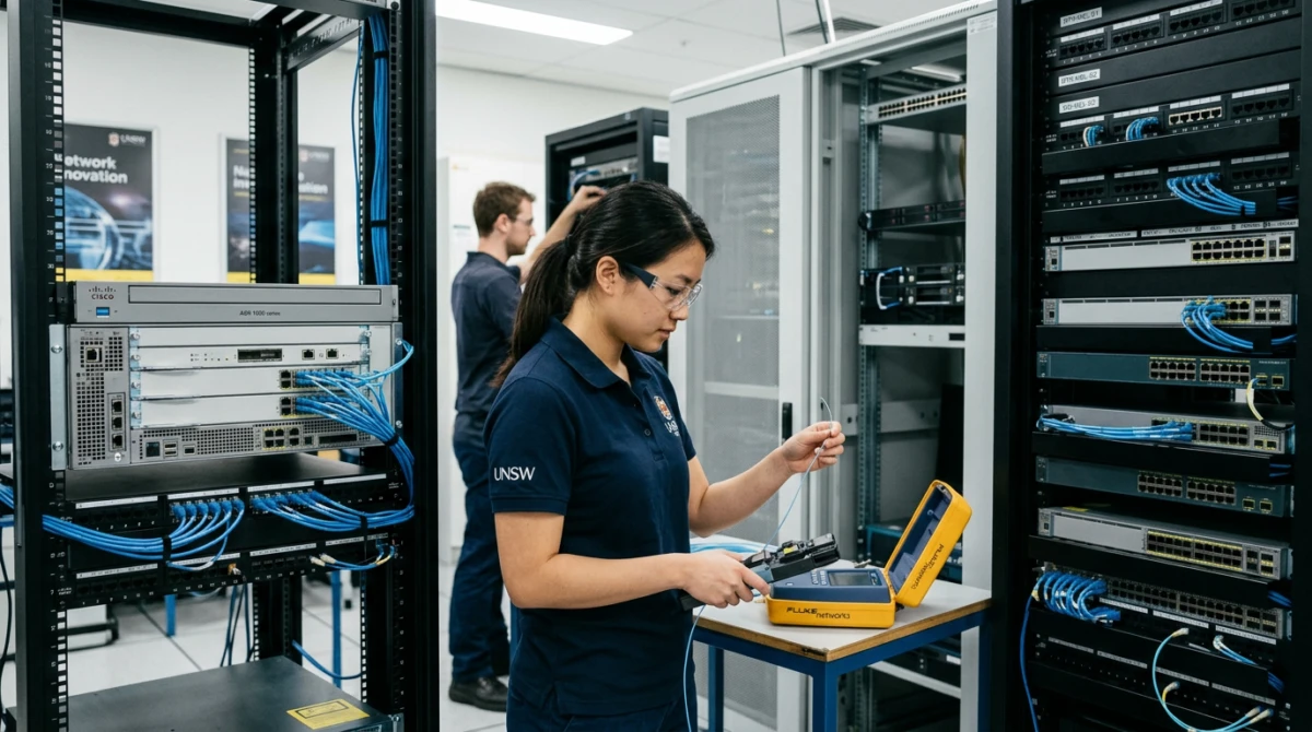 Top trường đào tạo Network Engineering tại Úc 2 Hệ thống phòng lab chuyên dụng giúp sinh viên rèn luyện kỹ năng thực tế về hạ tầng mạng - Network Engineering tại Úc