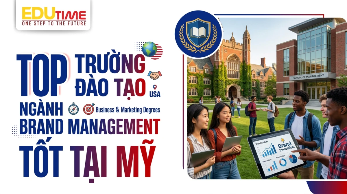 Top trường đào tạo ngành Brand Management tốt tại Mỹ