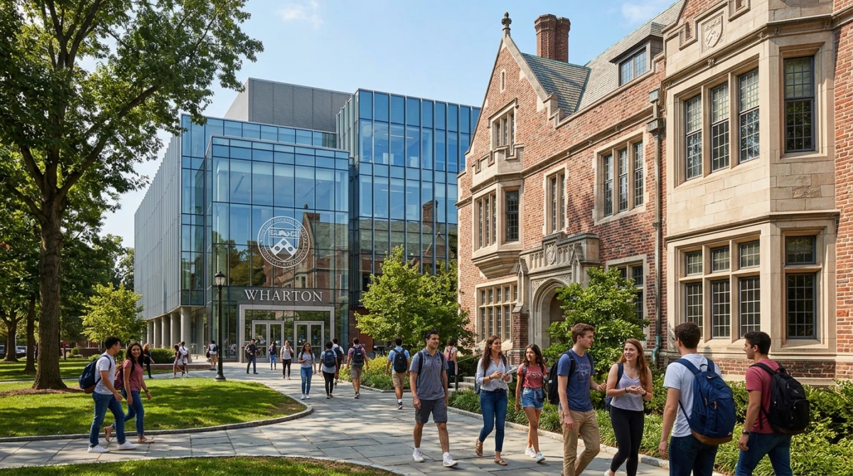 Wharton School tại University of Pennsylvania nổi tiếng với chương trình đào tạo định lượng và chiến lược marketing - Top trường đào tạo ngành Marketing tốt tại Mỹ