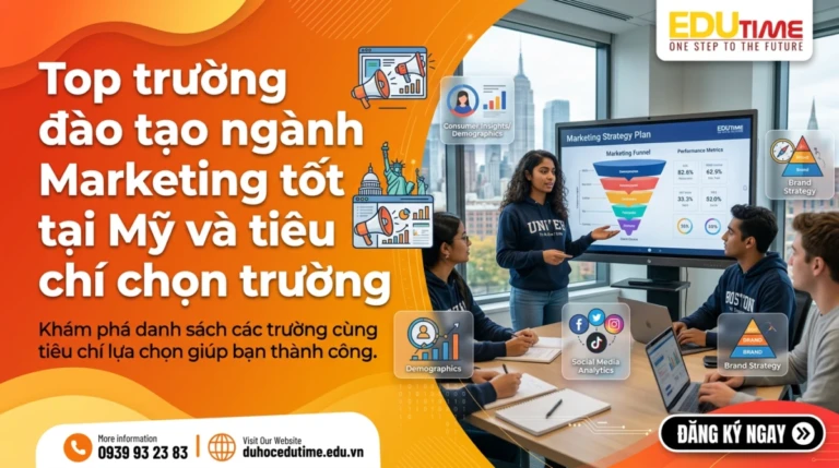 Top trường đào tạo ngành Marketing tốt tại Mỹ và tiêu chí chọn trường