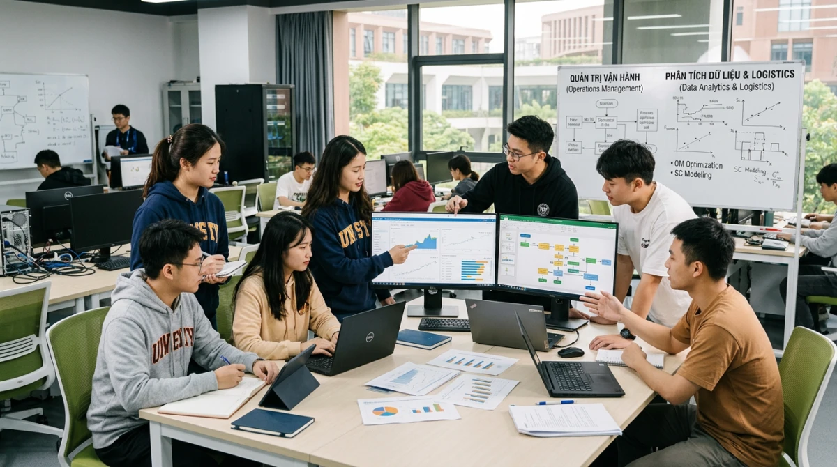 Môi trường học tập gắn liền với thực tiễn phân tích dữ liệu và công nghệ tại các trường đại học Trung Quốc - Quản trị vận hành tại Trung Quốc