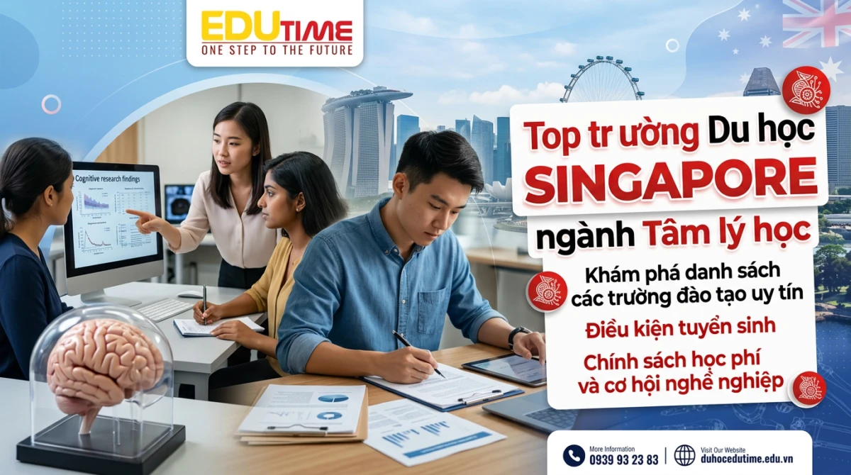 Top trường Du học Singapore ngành Tâm lý học