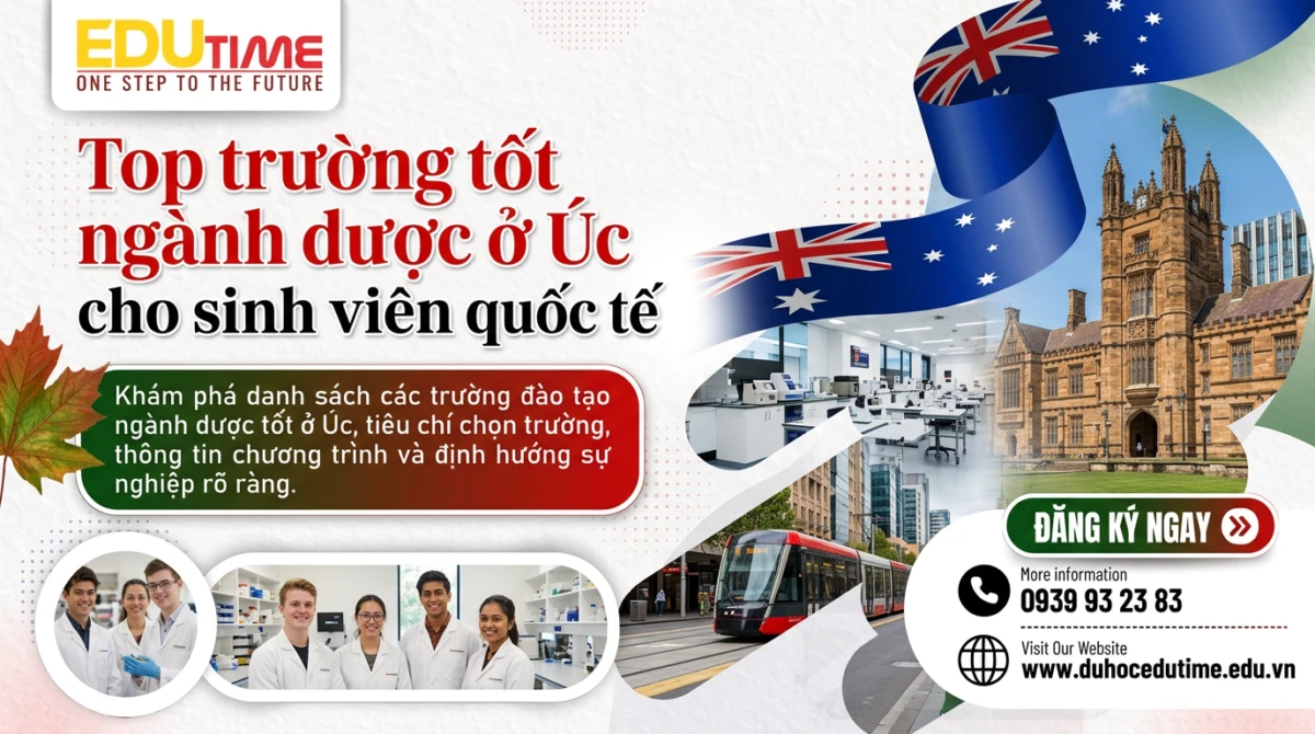 Top trường tốt ngành dược ở Úc cho sinh viên quốc tế