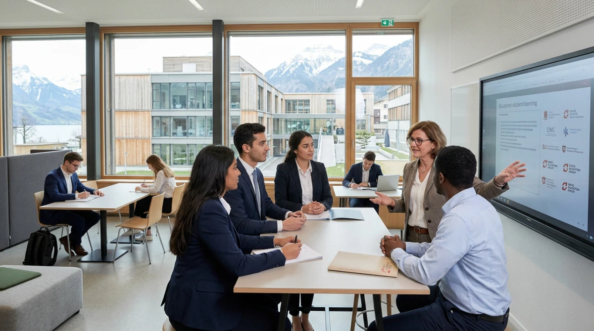 Môi trường học tập tiêu chuẩn quốc tế tại các trường đối tác của Edutime - Trung Tâm tư vấn du học Thụy Sĩ uy tín