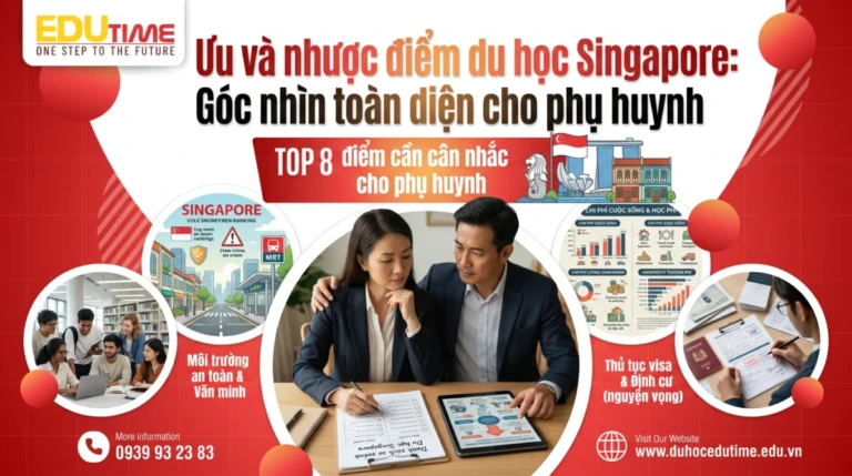 Ưu và nhược điểm du học Singapore: Góc nhìn toàn diện cho phụ huynh