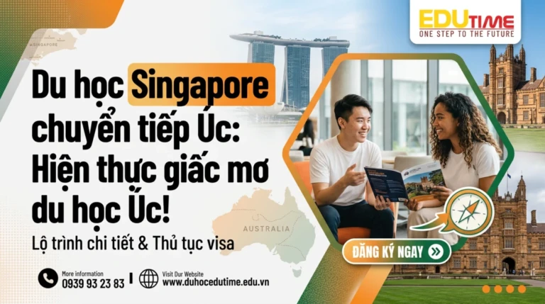 Du học Singapore chuyển tiếp Úc: Hiện thực giấc mơ du học Úc!