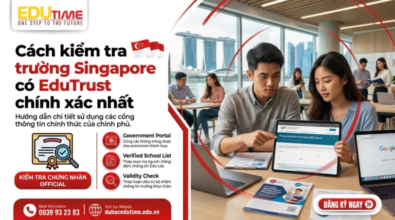 Cách kiểm tra trường Singapore có EduTrust chính xác nhất