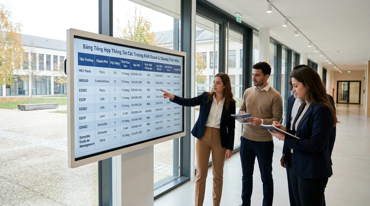 Cơ sở vật chất hiện đại phục vụ nghiên cứu và học tập - du học MBA tại Pháp