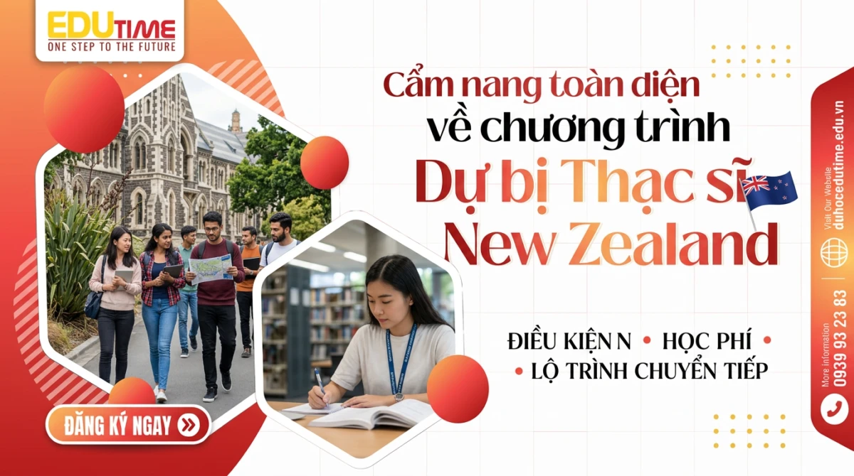 Cẩm nang toàn diện về chương trình Dự bị Thạc sĩ New Zealand