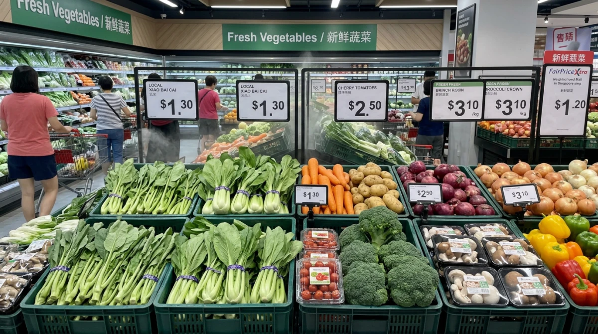 Chi phí ăn uống của du học sinh Singapore 2 Mua sắm nguyên liệu tại siêu thị là cách giúp du học sinh kiểm soát tốt ngân sách ăn uống. - Chi phí ăn uống của du học sinh Singapore