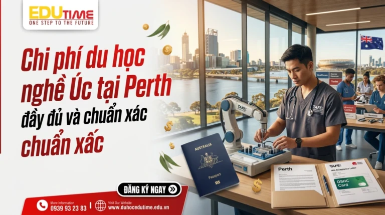 Chi phí du học nghề Úc tại Perth đầy đủ và chuẩn xác nhất