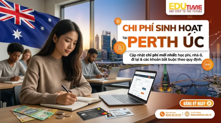Chi phí sinh hoạt du học tại Perth Úc