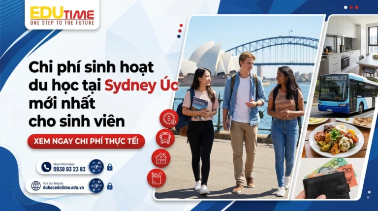 Chi phí sinh hoạt du học tại Sydney Úc mới nhất cho sinh viên