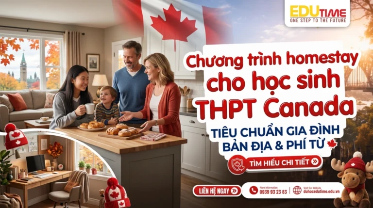Chương trình homestay cho học sinh THPT Canada