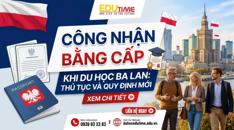 Công nhận bằng cấp khi du học Ba Lan: Thủ tục và quy định mới