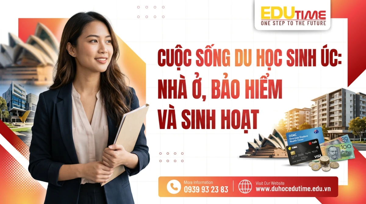 Cuộc sống du học sinh Úc: Nhà ở, bảo hiểm và sinh hoạt