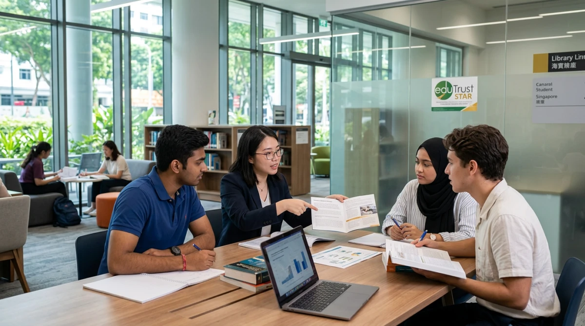 Curtin Singapore hay JCU Singapore? So sánh chi tiết phân hiệu Úc 2 Môi trường học tập năng động và không gian thảo luận nhóm của sinh viên - Curtin Singapore hay JCU Singapore