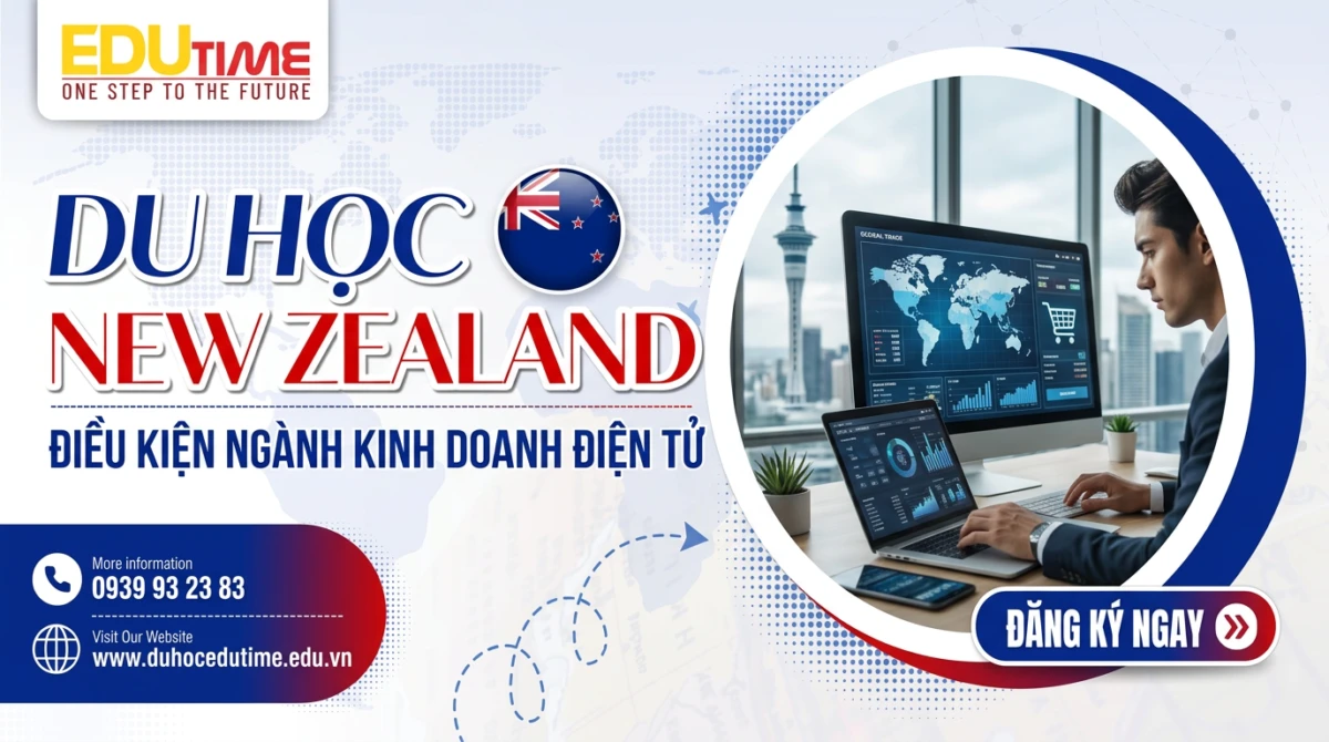 Điều kiện du học New Zealand ngành Kinh doanh điện tử