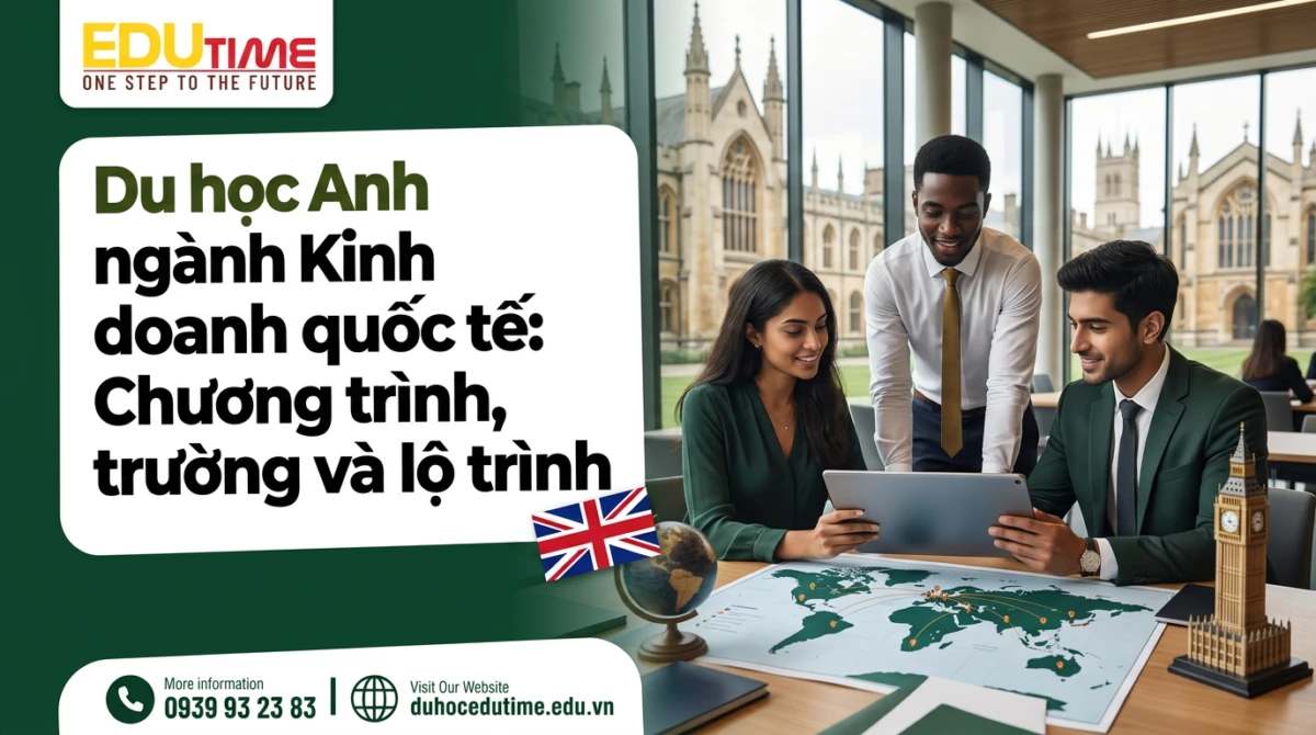 Du học Anh ngành Kinh doanh quốc tế: Chương trình, trường và lộ trình