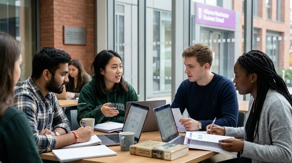 Khuôn viên học tập hiện đại tại University of Manchester - Du học Anh ngành Quản trị vận hành
