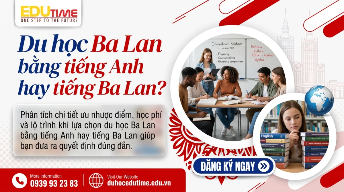 Du học Ba Lan bằng tiếng Anh hay tiếng Ba Lan?