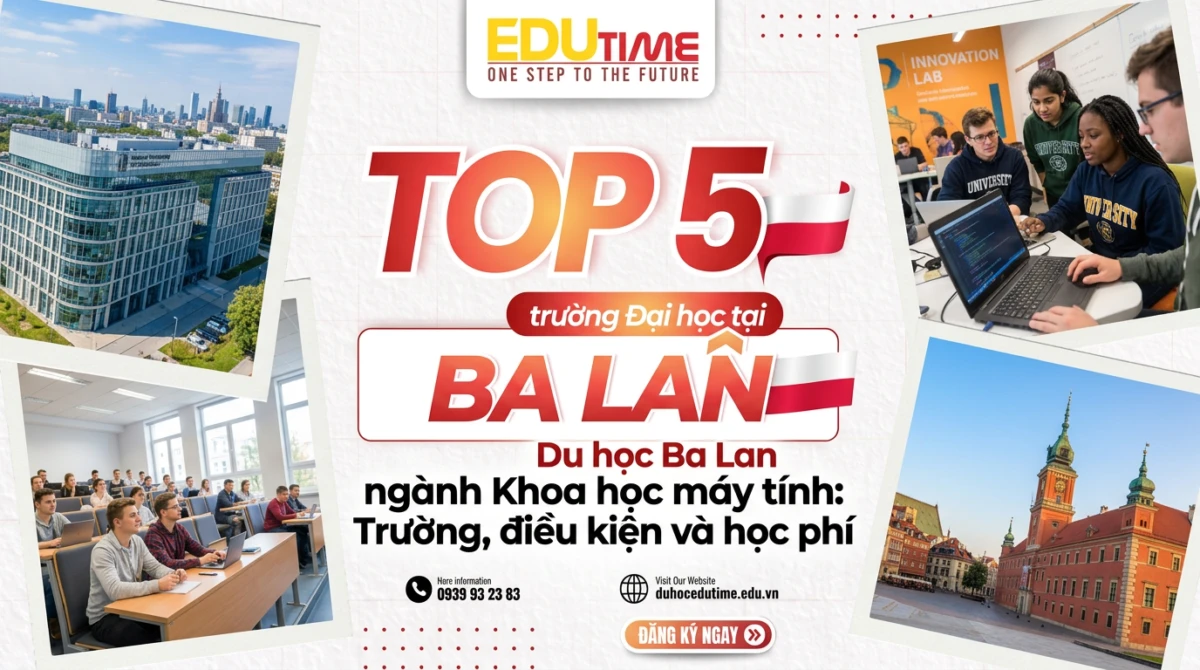 Du học Ba Lan ngành Khoa học máy tính: Trường, điều kiện và học phí