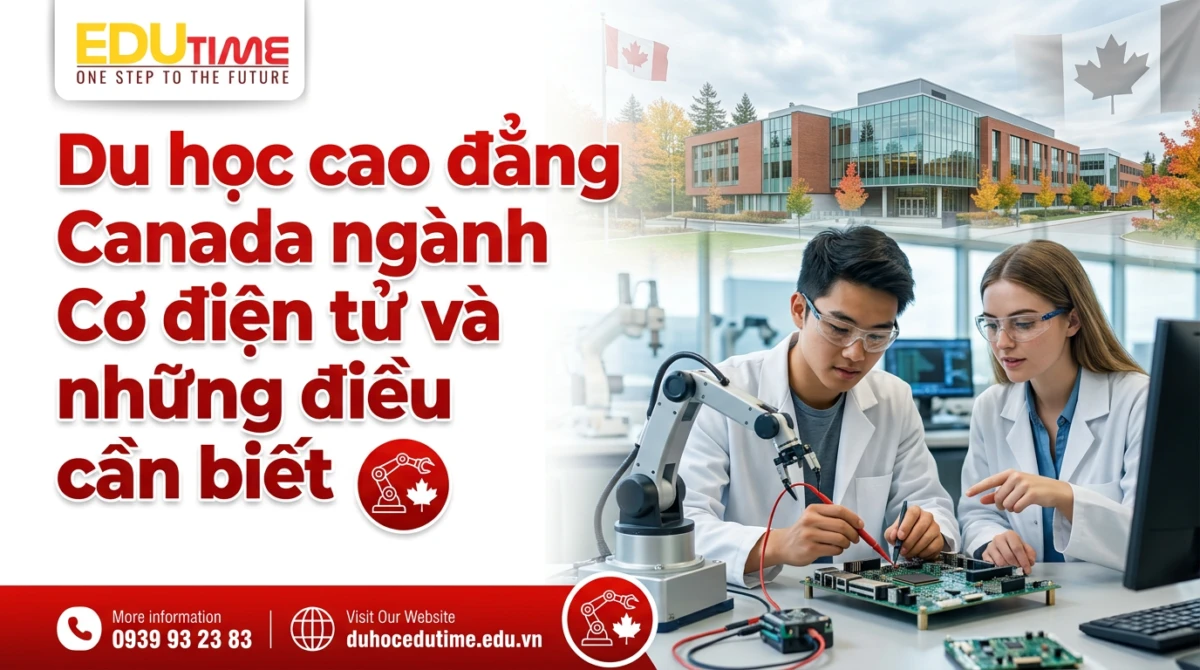 Du học cao đẳng Canada ngành Cơ điện tử và những điều cần biết