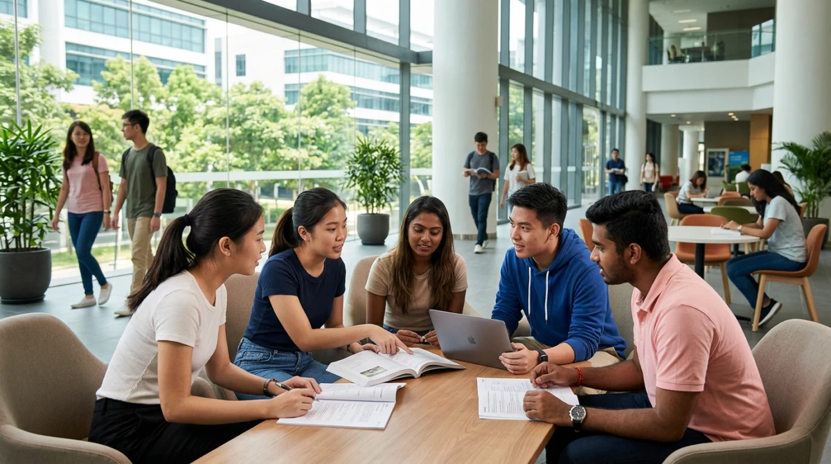 Không gian hiện đại và năng động của hệ thống cao đẳng tại đảo quốc sư tử - Du học Cao đẳng Singapore (Diploma)