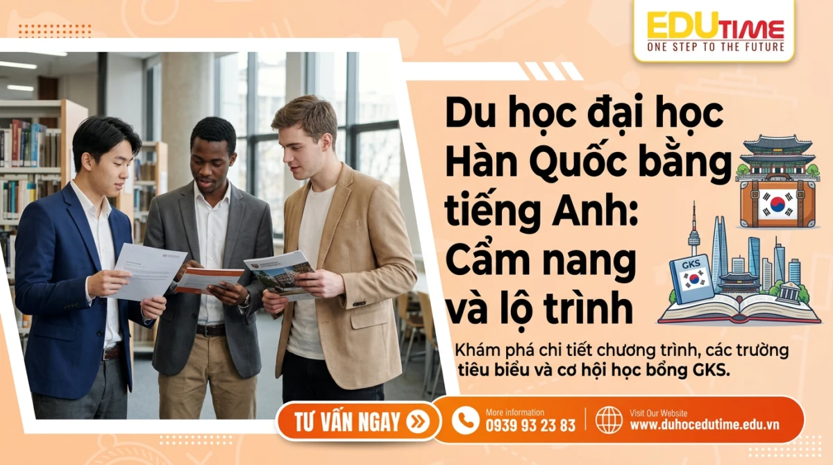 Du học đại học Hàn Quốc bằng tiếng Anh: Cẩm nang và lộ trình