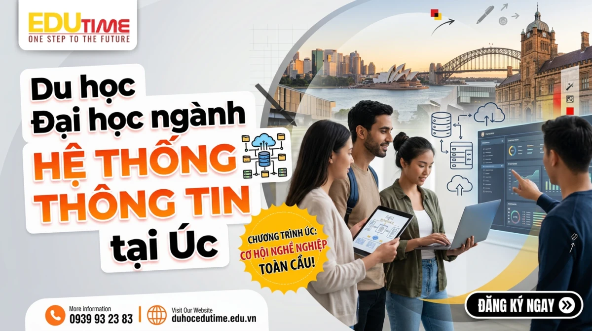 Du học Đại học ngành Hệ thống thông tin tại Úc