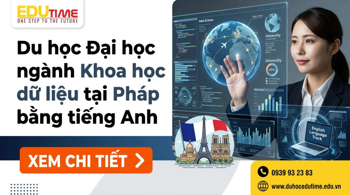 Du học Đại học ngành Khoa học dữ liệu tại Pháp bằng tiếng Anh