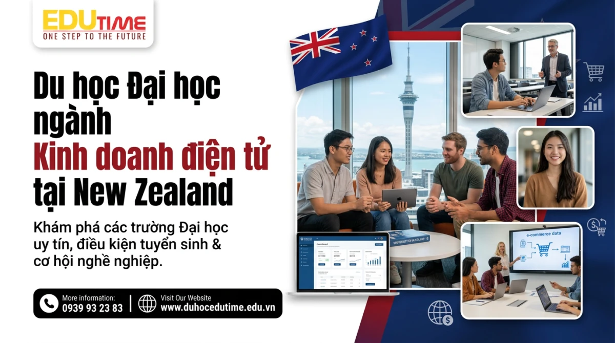 Du học Đại học ngành Kinh doanh điện tử tại New Zealand