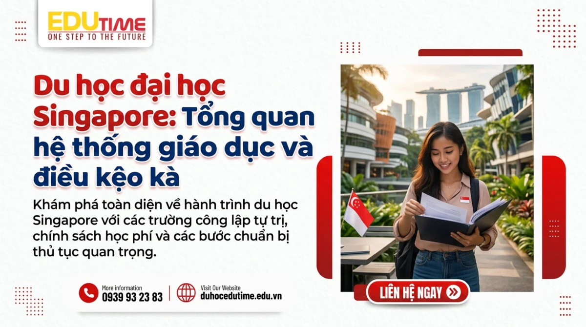 Du học Edutime - Tư vấn du học chuyên biệt 95 Du học đại học Singapore: Tổng quan hệ thống giáo dục và điều kiện