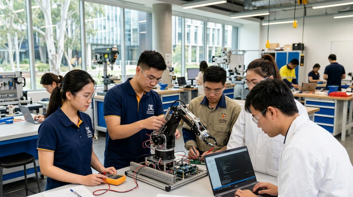 Sinh viên theo học các chương trình chuyên sâu tại Úc - Du học đại học Úc học 3 năm hay 4 năm