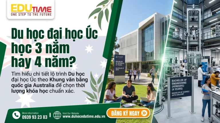 Du học đại học Úc học 3 năm hay 4 năm?