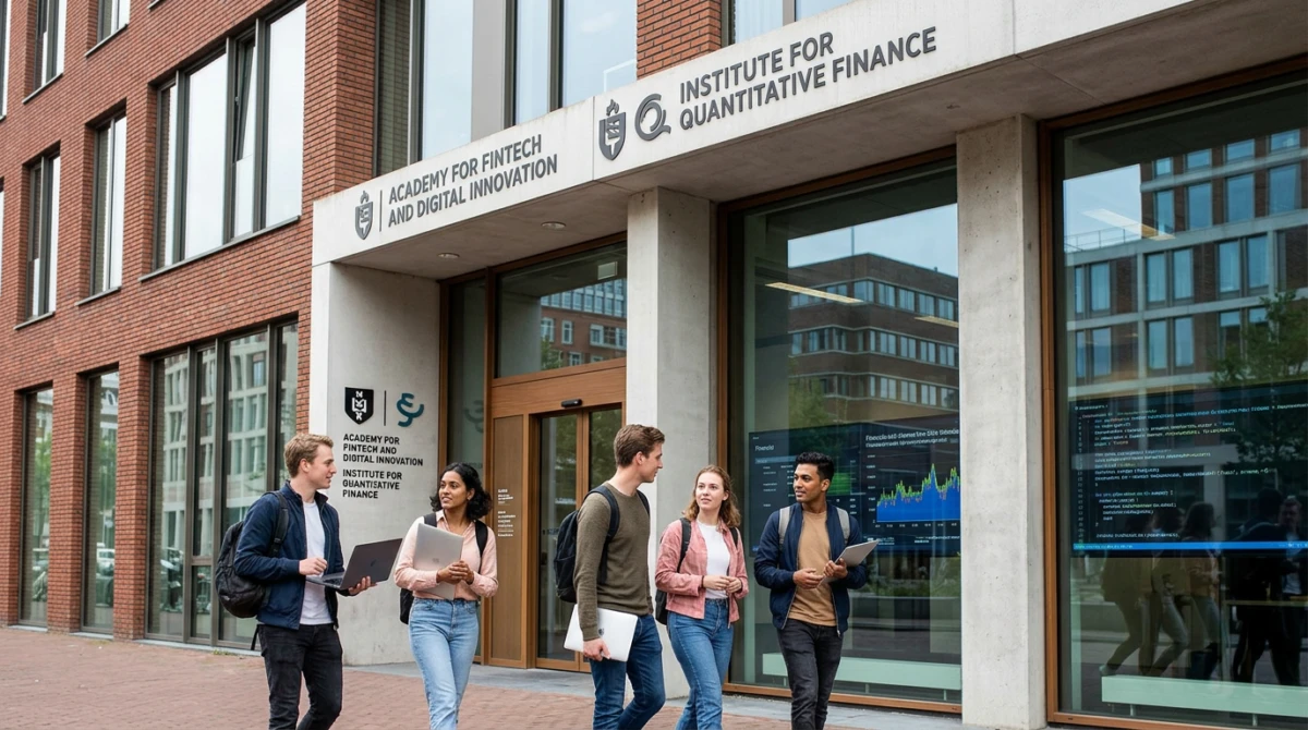 Khu vực tài chính sầm uất tại Amsterdam nơi sinh viên FinTech thực tập và làm việc - Du học Hà Lan ngành FinTech