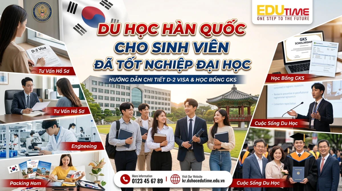 Du học Hàn Quốc cho sinh viên đã tốt nghiệp đại học