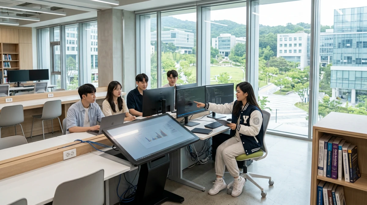 Không gian học tập và nghiên cứu năng động tại các trường đại học Hàn Quốc - Du học Hàn Quốc ngành Công nghệ thông tin